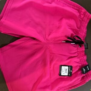 Vibrant Pink men’s swim shorts
